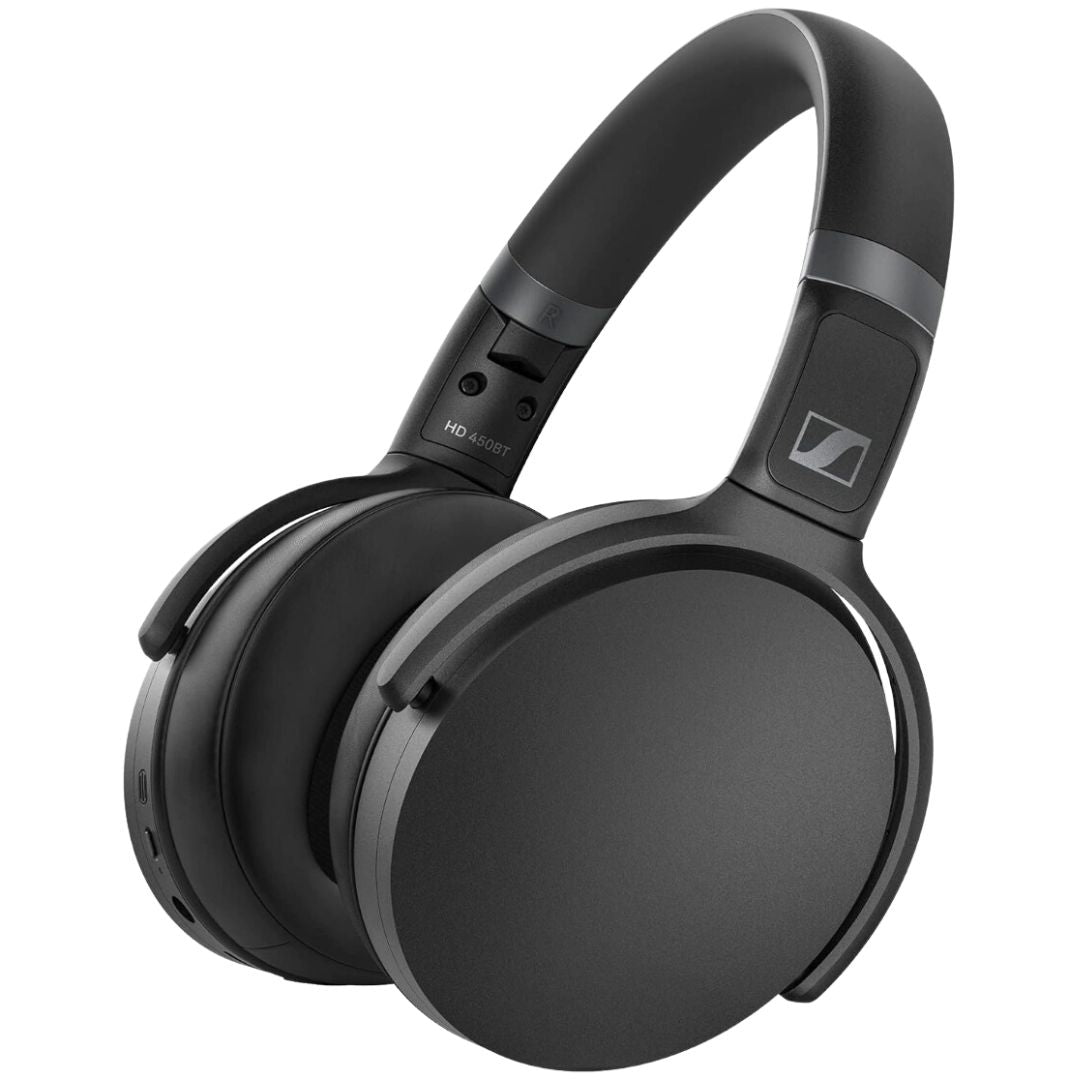 Sennheiser HD 450BT Wireless Noise Cancelling Over-Ear Headphones, Black Mr Bargain