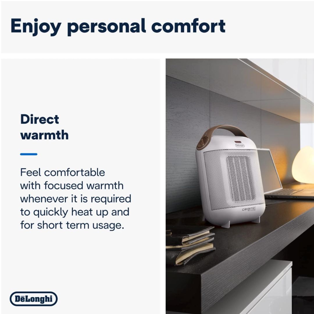 De'Longhi Capsule Fan Heater - Refurbished Mr Bargain