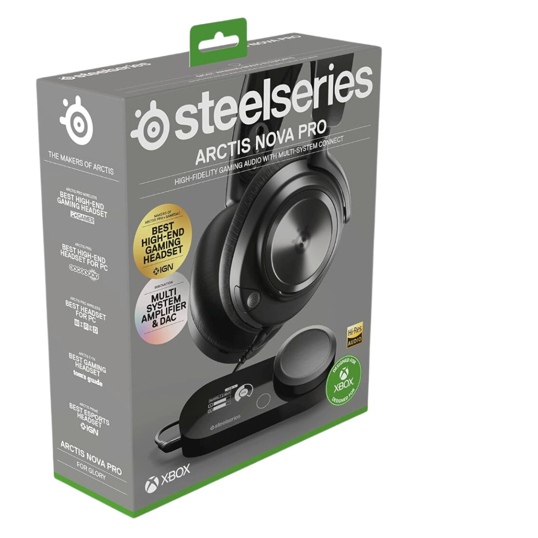 SteelSeries Arctis Nova Pro X Wired Multi-System Gaming Headset - Xbox, PC, PlayStation & Switch - 360° Spatial Audio Mr Bargain