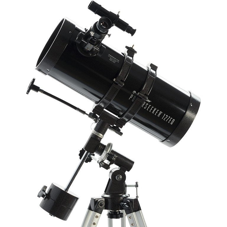 Celestron 21049 PowerSeeker 127EQ Reflector Telescope, Black - Excellent - Refurbished