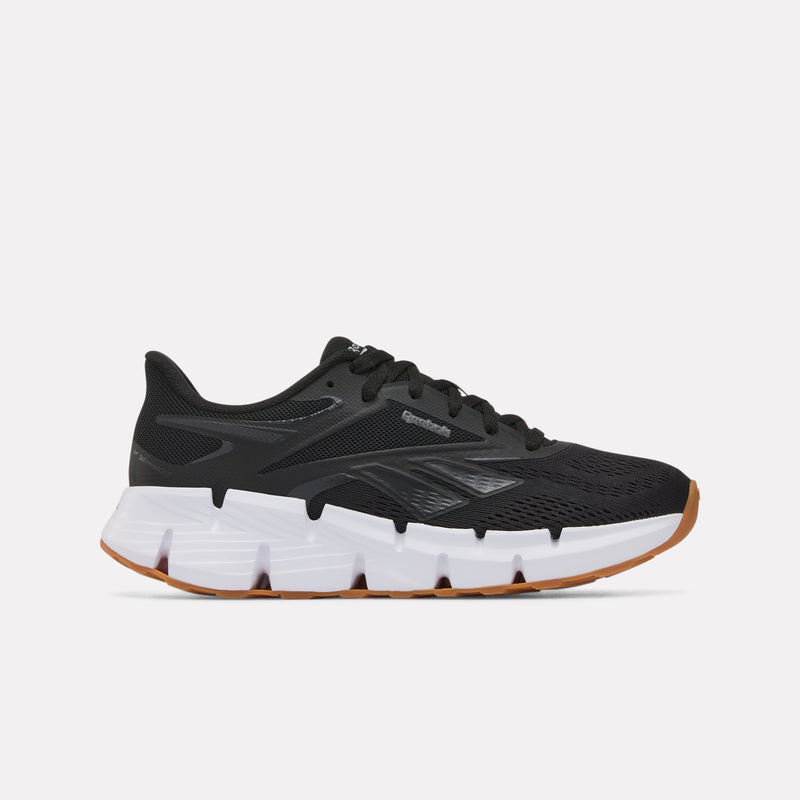 Reebok Women's Zig Dynamica 6 Running Shoe, Black/White/Grey, EU 37 Reebok