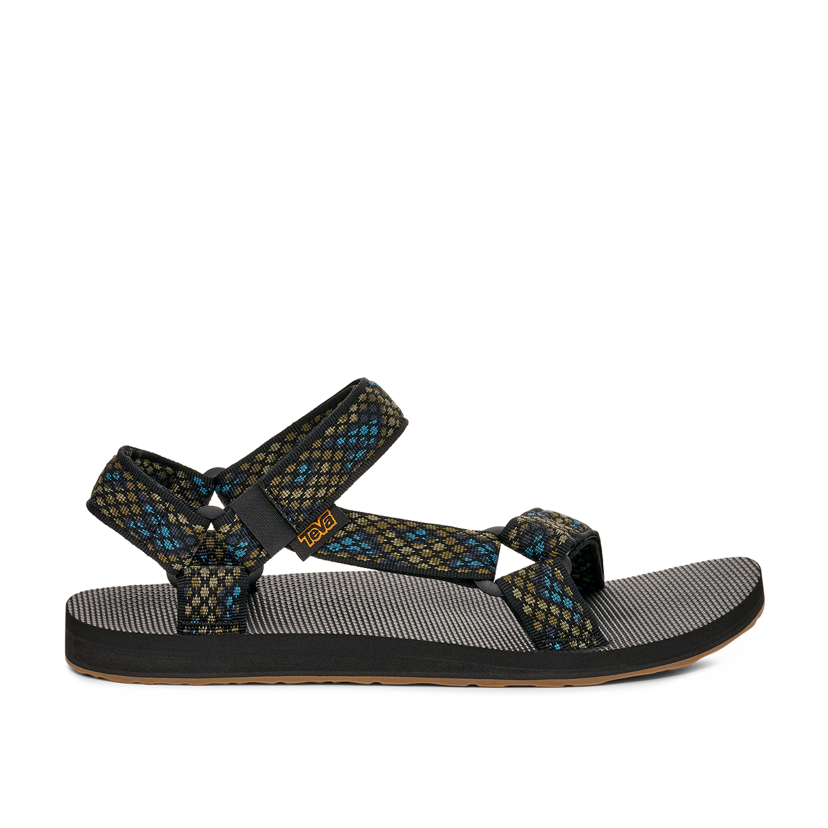 Teva Men's Original Universal Outdoor Sandal, Chroma Olive/Blue - EU 42 - side view
