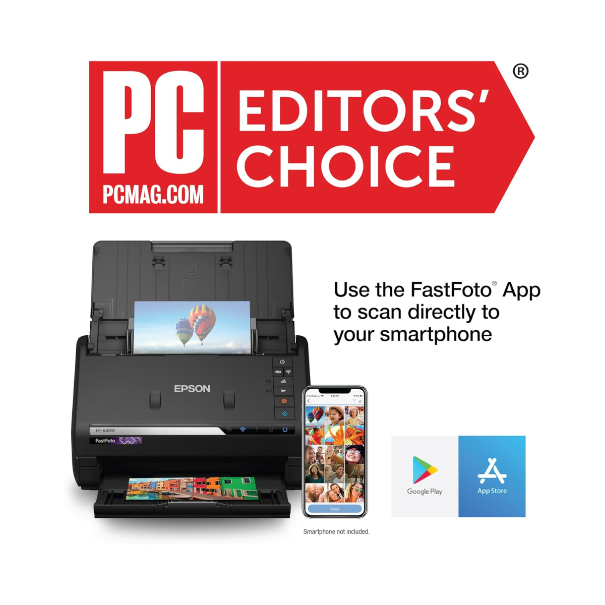 Epson FastFoto FF-680W Photo Scanner - As New Condition Epson