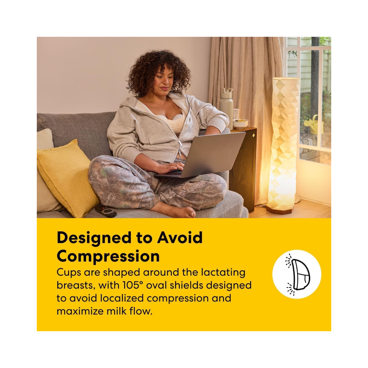 Medela Motion InBra Wearable Electric Breast Pump – Discreet & Hands-Free – As New Condition MEDELA