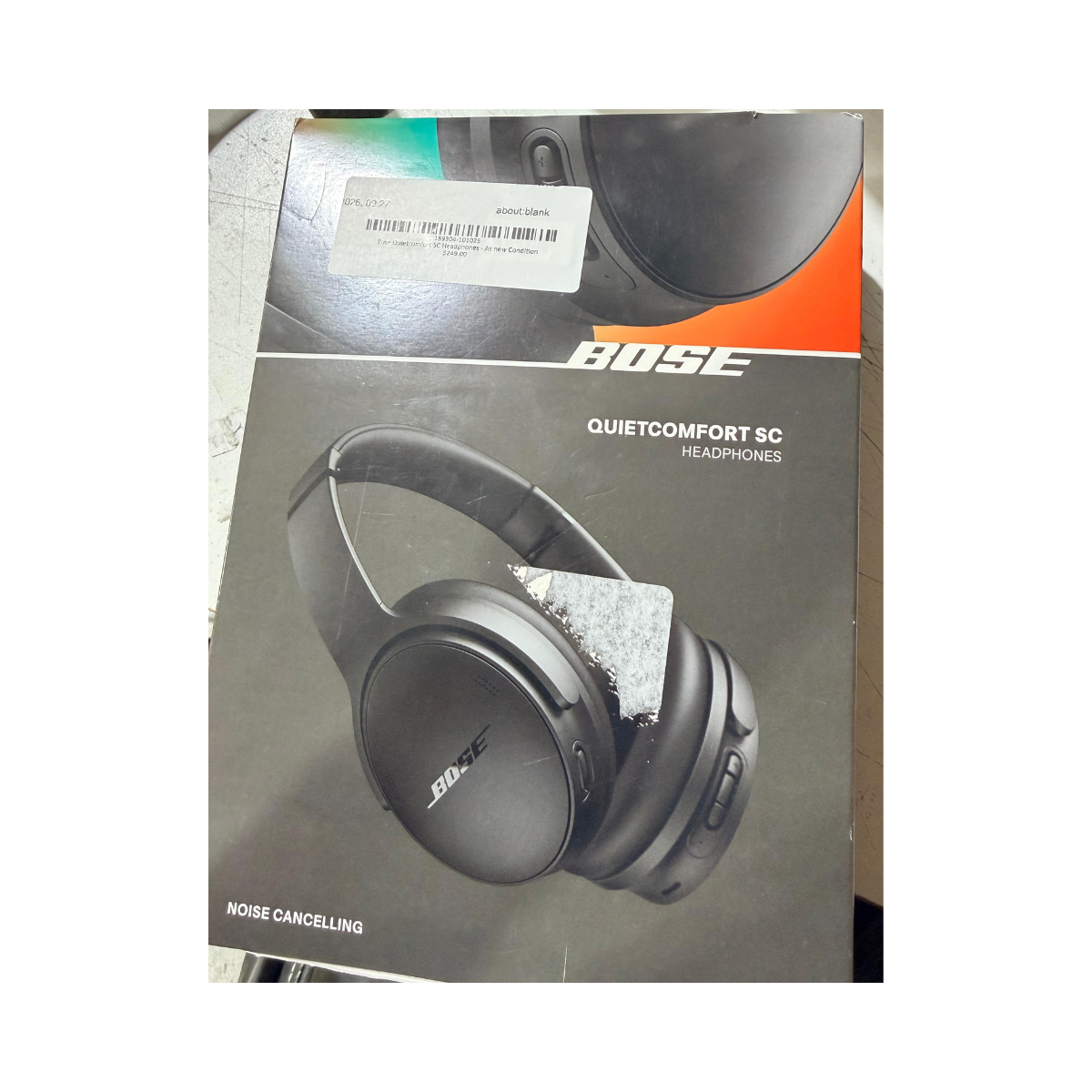 Bose Quietcomfort SC Headphones - As new Condition Bose