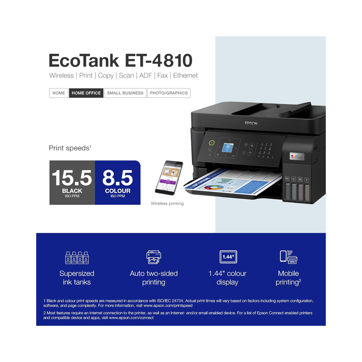 Epson EcoTank ET-4810 Wireless Multifunction Printer - Excellent Used Condition Amazon Melbourne