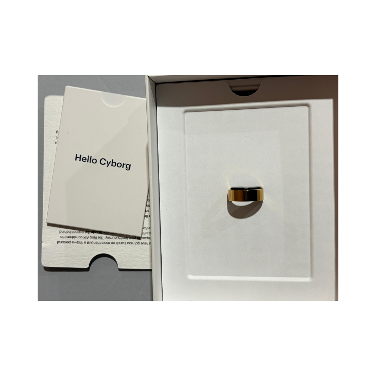 UltraHuman Ring Air Size 9 Gold - As New Condition Ultrahuman