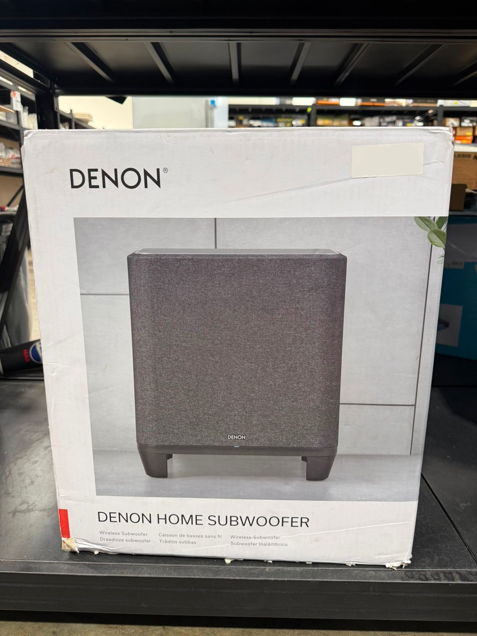 Denon Home Subwoofer with HEOS Built-in Wireless Powered Subwoofer – As New DENON
