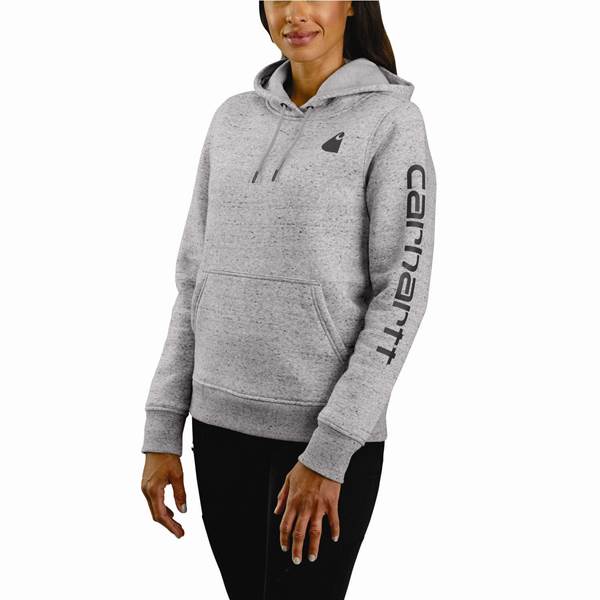 Carhartt Women's Clarksburg Sweatshirt, Asphalt Heather, X-Small Carhartt