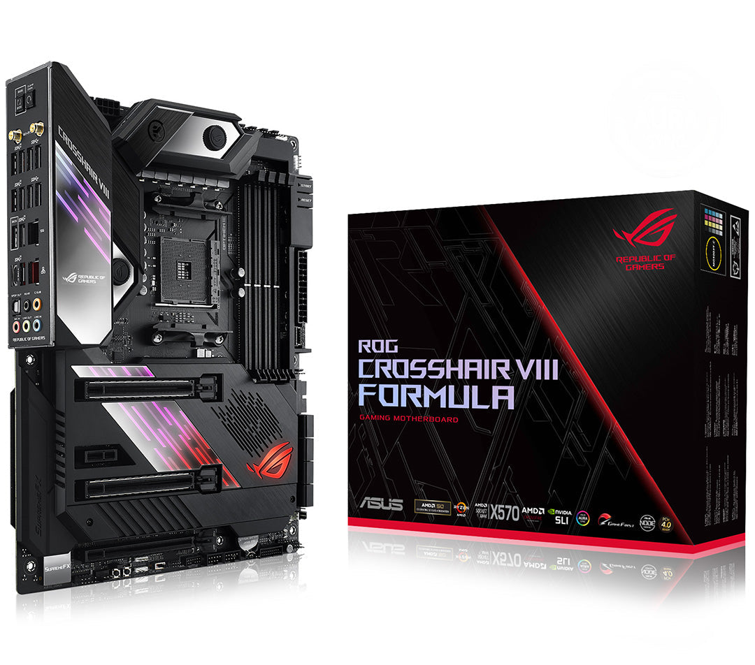 ASUS ROG Crosshair VIII Formula X570 ATX AM4 DDR4 Gaming Motherboard – Excellent Condition (Untested) ASUS