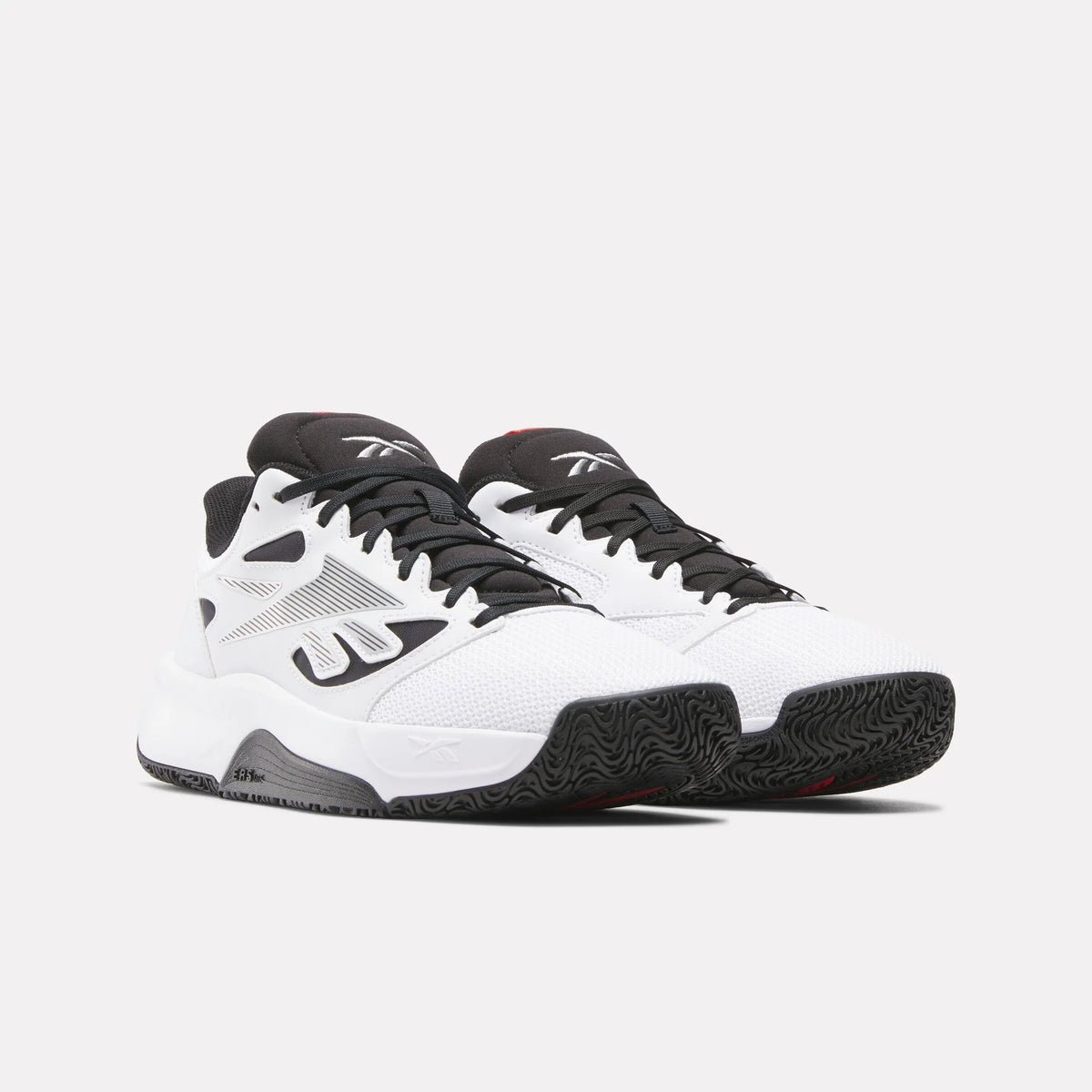 Reebok Unisex Engine LT Sneaker, White/Black/Energy Red, 12 US Women/10.5 US Men, EU 45 Reebok