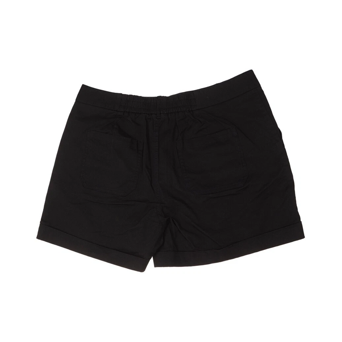 JAG Women’s Cuffed Shorts with Drawstring – Black – Size 6 (Bulk Pack of 25 | Brand New) JAG