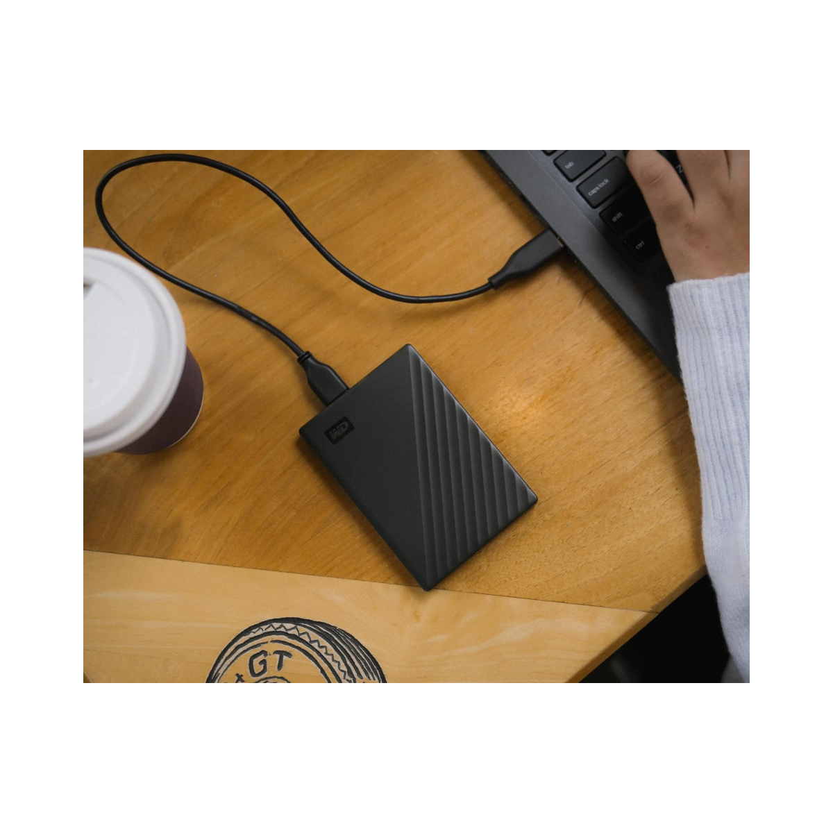 WD My Passport 5TB Black Portable HDD - As New Condition WD