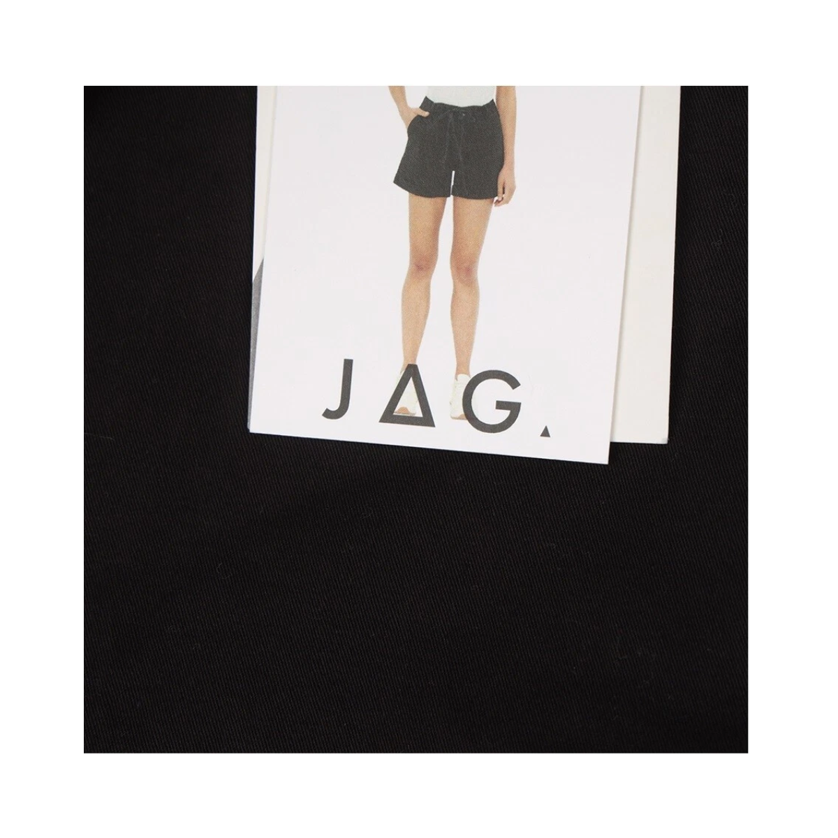 JAG Women’s Cuffed Shorts with Drawstring – Black – Size 6 (Bulk Pack of 25 | Brand New) JAG