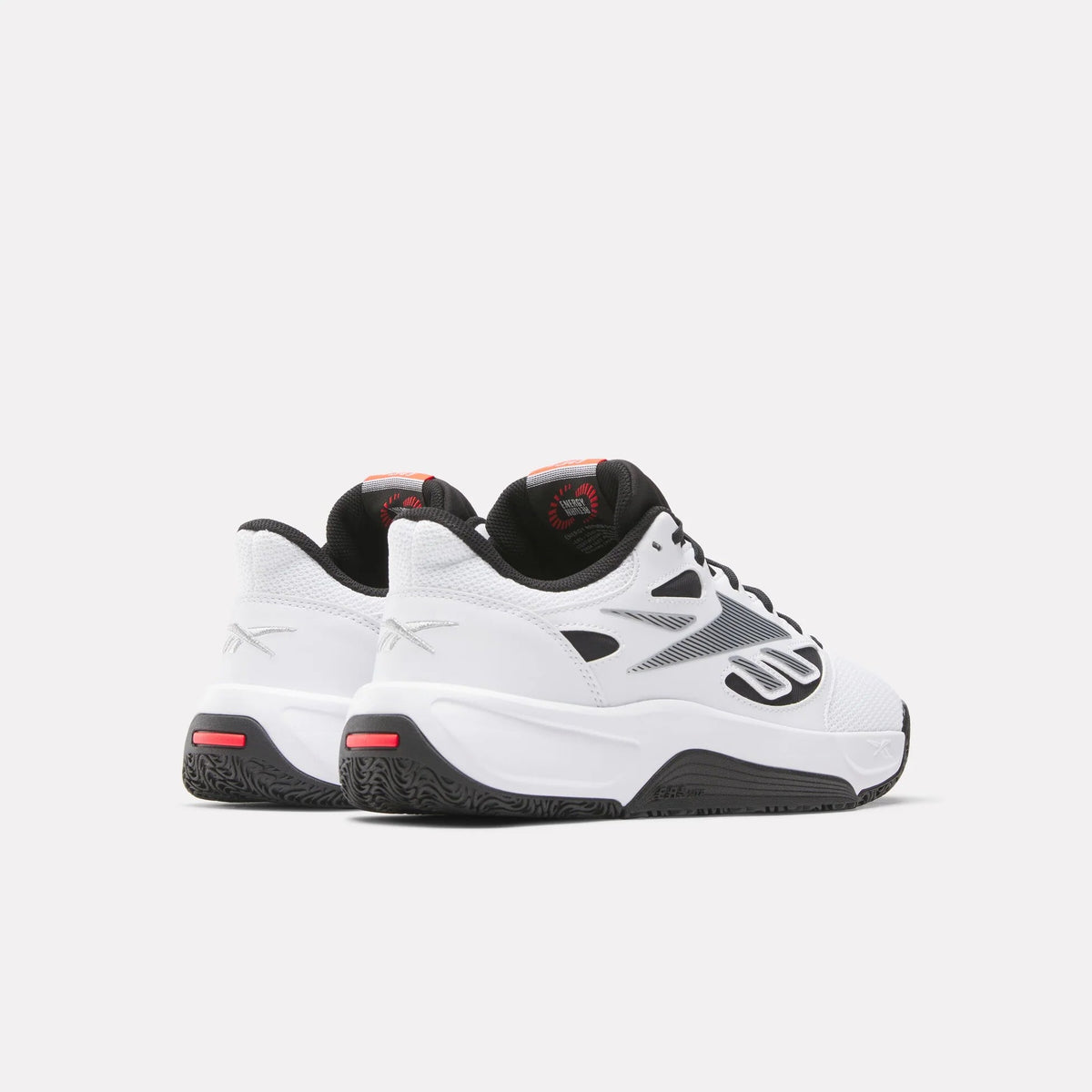 Reebok Unisex Engine LT Sneaker, White/Black/Energy Red, 12 US Women/10.5 US Men, EU 45 Reebok