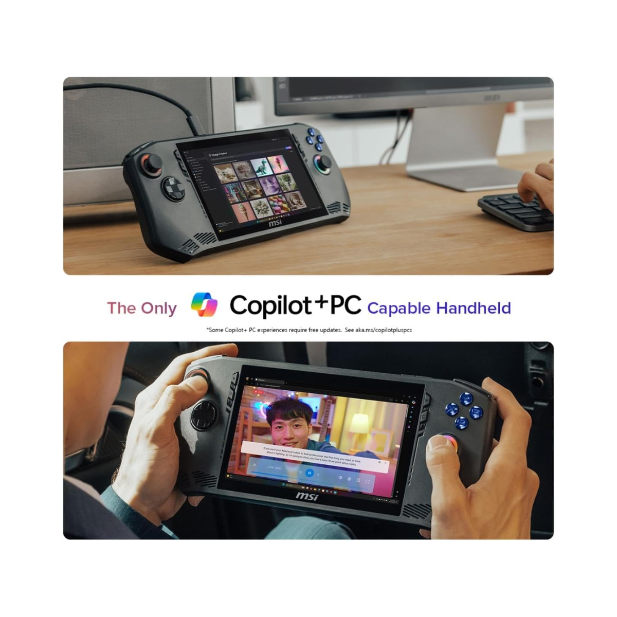 MSI Claw Gaming Handheld 7AI+ A2VM-026 Black – As New Condition MSI