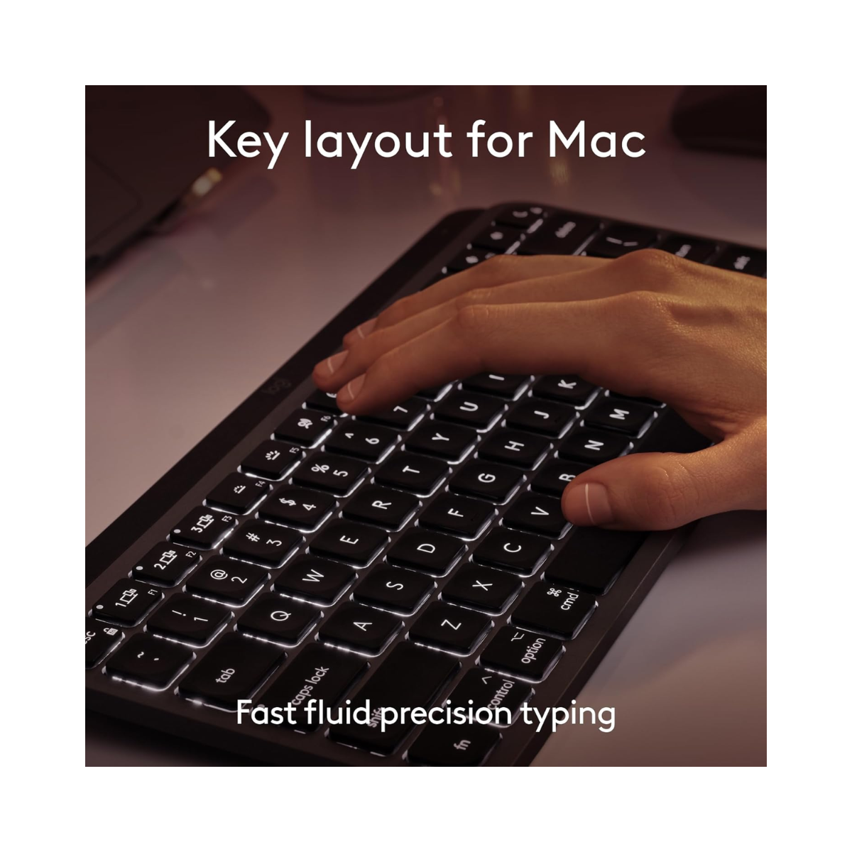 Logitech MX Keys Mini for Mac Wireless Keyboard Space Grey - As New Condition Logitech