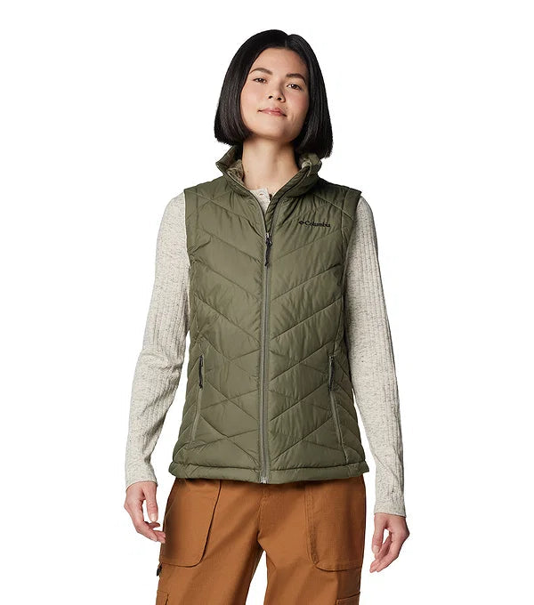 Columbia Women's Heavenly II Vest, Stone Green, L Columbia