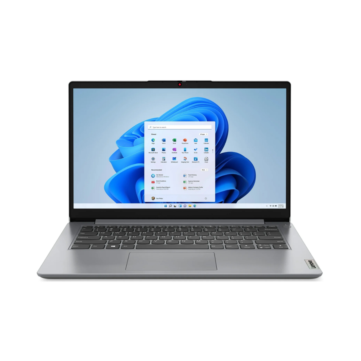 Lenovo IdeaPad 1 14IJL7 14″ Laptop Intel N4500 4GB RAM 128GB eMMC Cloud Grey – As New Condition LENOVO