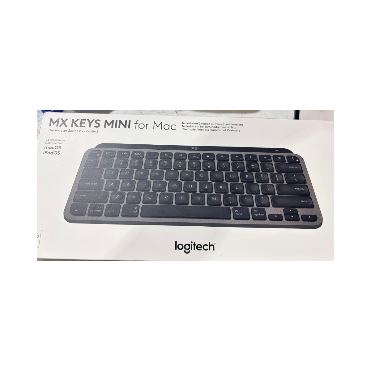Logitech MX Keys Mini for Mac Wireless Keyboard Space Grey - As New Condition Logitech