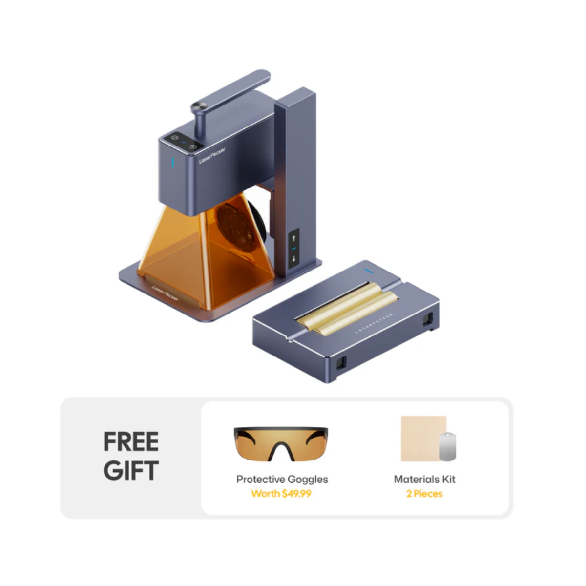 LaserPecker LP2 Laser Engraver + Versatile Electric Roller – Excellent Used Condition LaserPecker