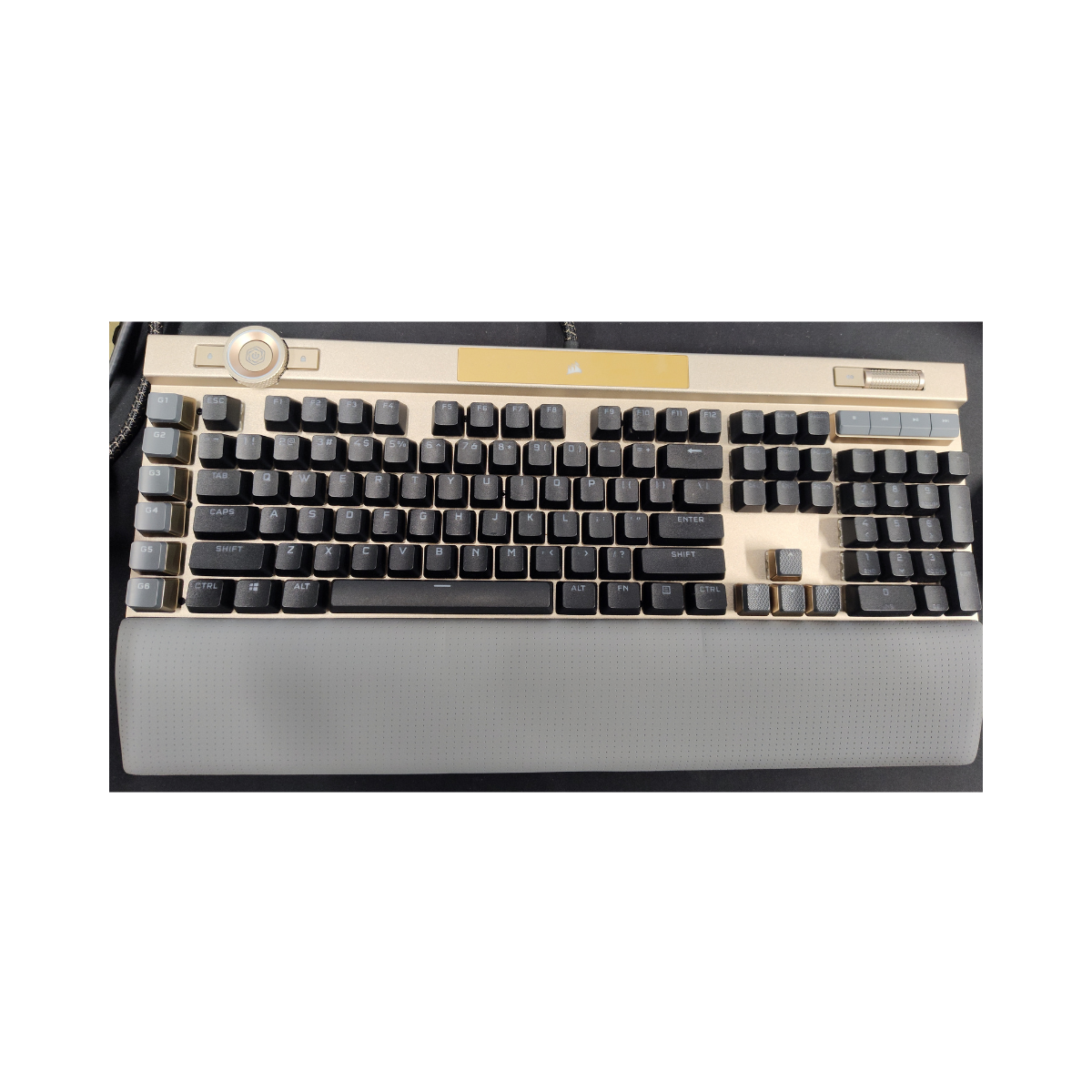CORSAIR K100 RGB Optical-Mechanical Gaming Keyboard Midnight Gold OPX Switches - As New Condition CORSAIR