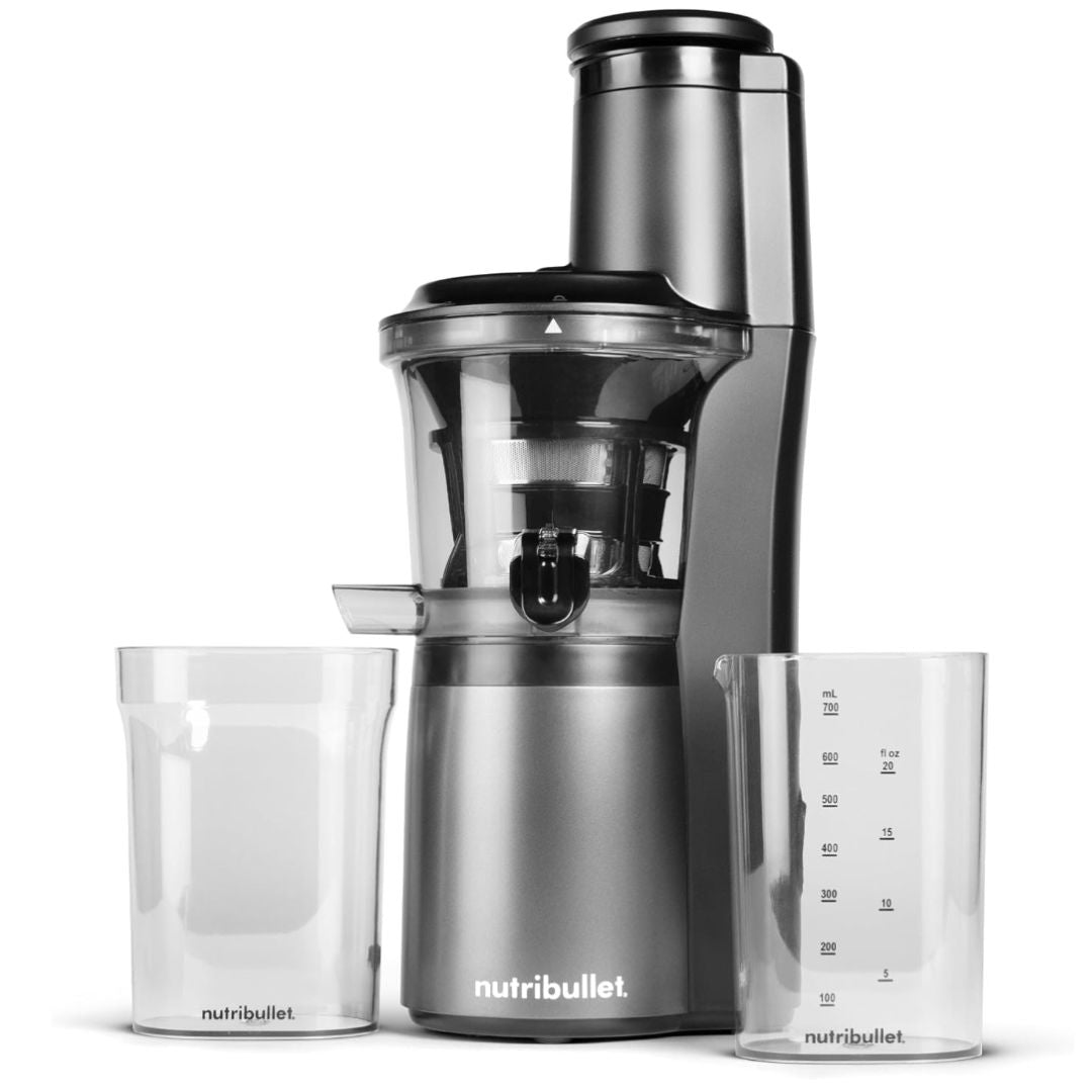 Nutribullet Slow Juicer - Refurbished, a cold press juicer that extracts maximum nutrients from fruits and vegetables. Ideal for health-conscious consumers in Perth, Australia.