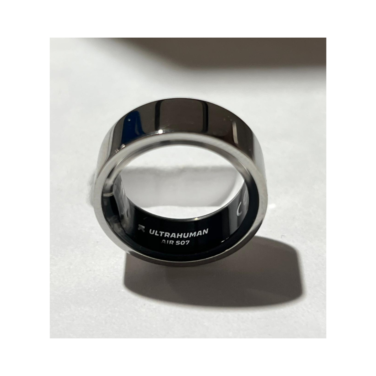 UltraHuman Ring Air Size 7 Silver - As New Condition Ultrahuman