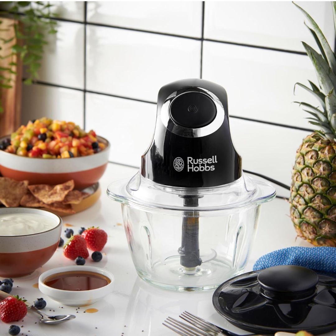 Russell Hobbs Mini Chopper - Compact and powerful food processor for chopping, mincing, and pureeing ingredients. Ideal for Perth kitchens