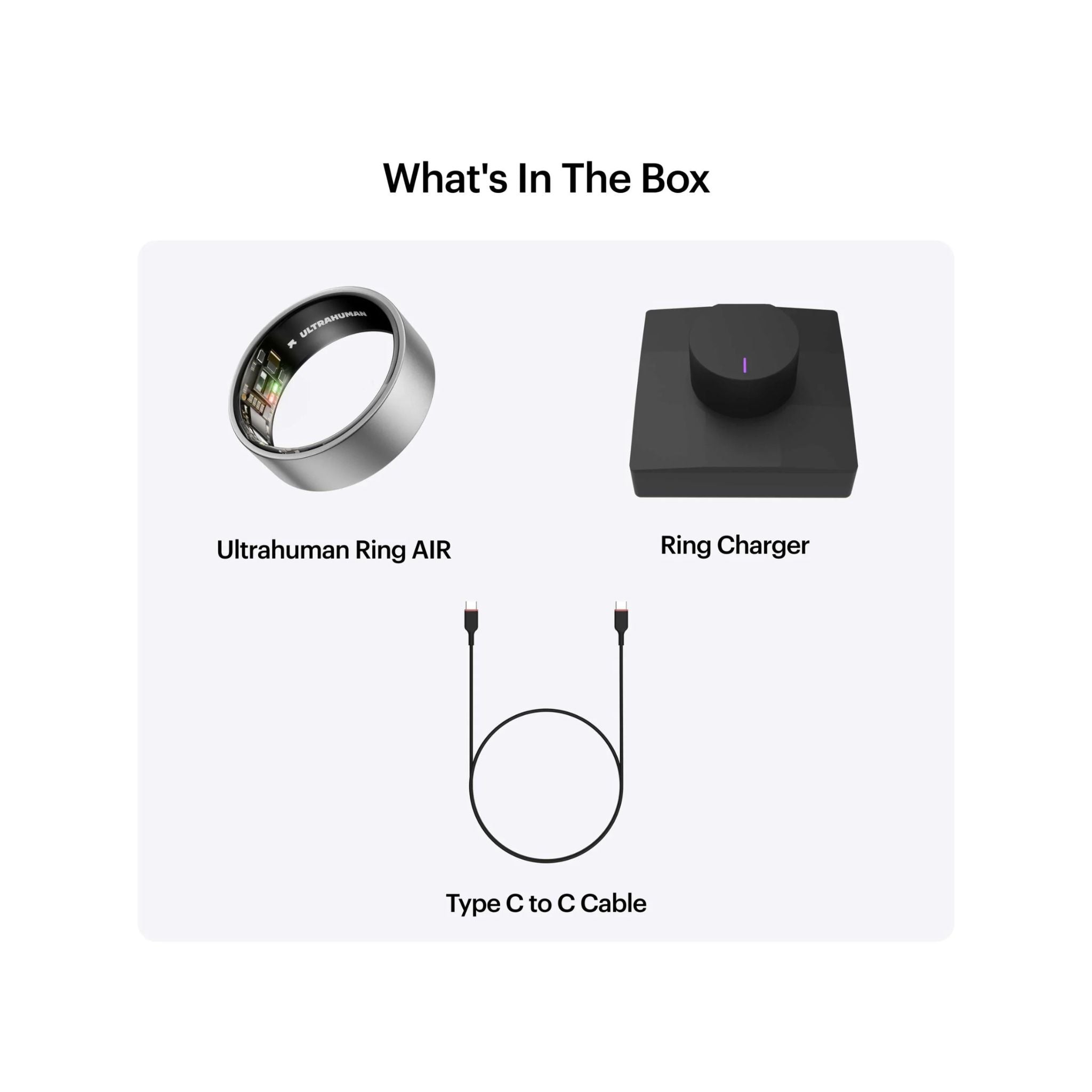 Ultrahuman ring air size 14 titanium - As New Condition Ultrahuman