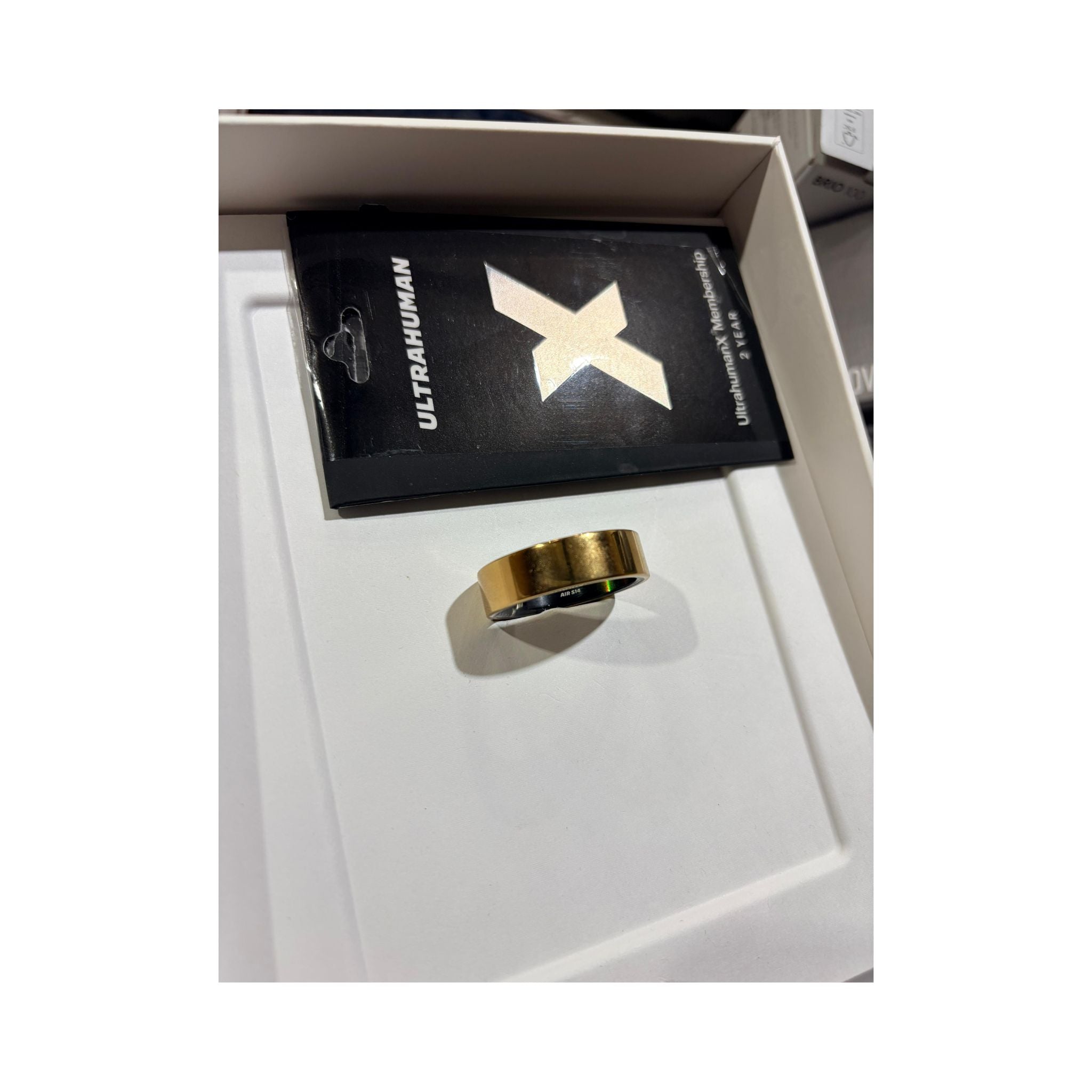 Ultrahuman ring size 14 gold - As New Condition Ultrahuman