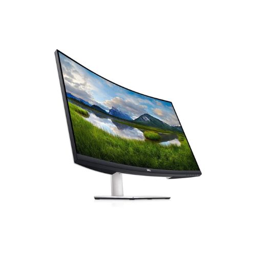 Dell S3221QS 32 Inch Curved 4K 2160p UHD Wide 60Hz IPS Monitor - Ultra-Thin Bezel, AMD FreeSync, HDMI, DisplayPort, Built in Speakers, Height Adjustable, VESA Certified - Silver - AS NEW Dell