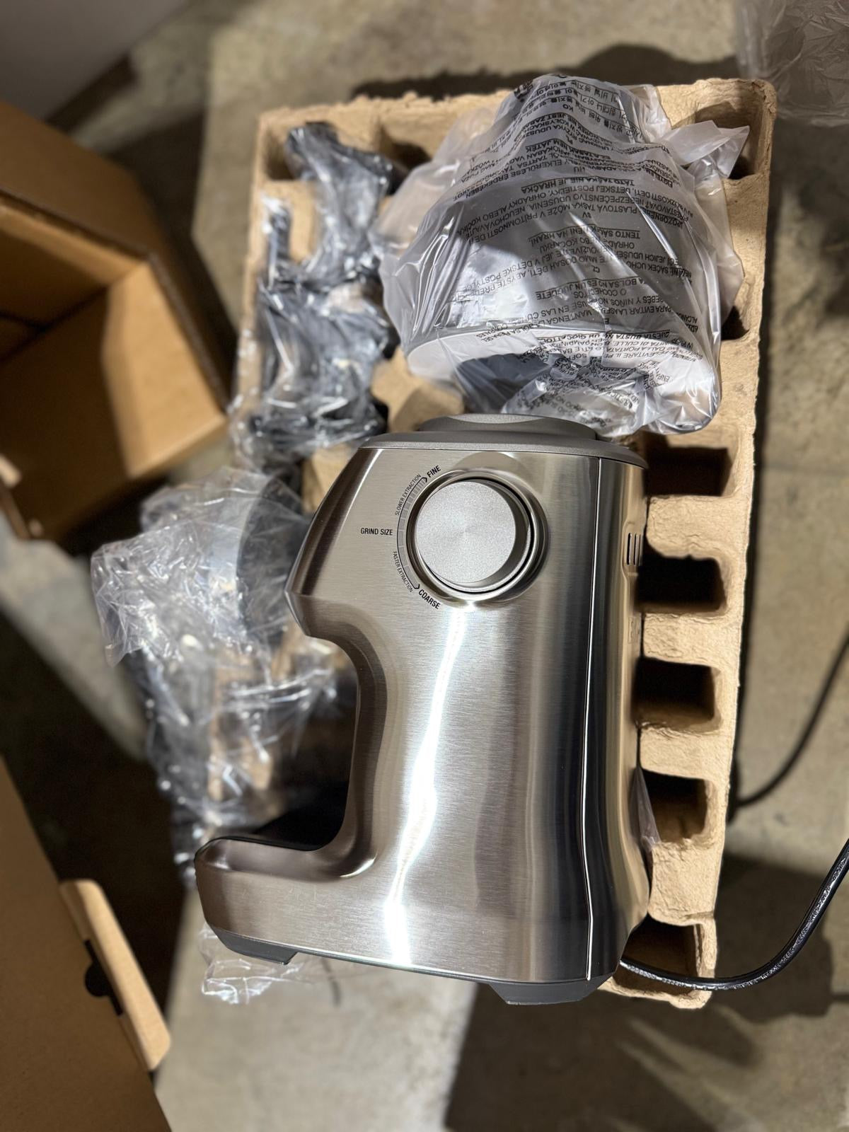 Breville Dynamic Duo BEP920BSS Coffee Machine & Grinder - As New Breville