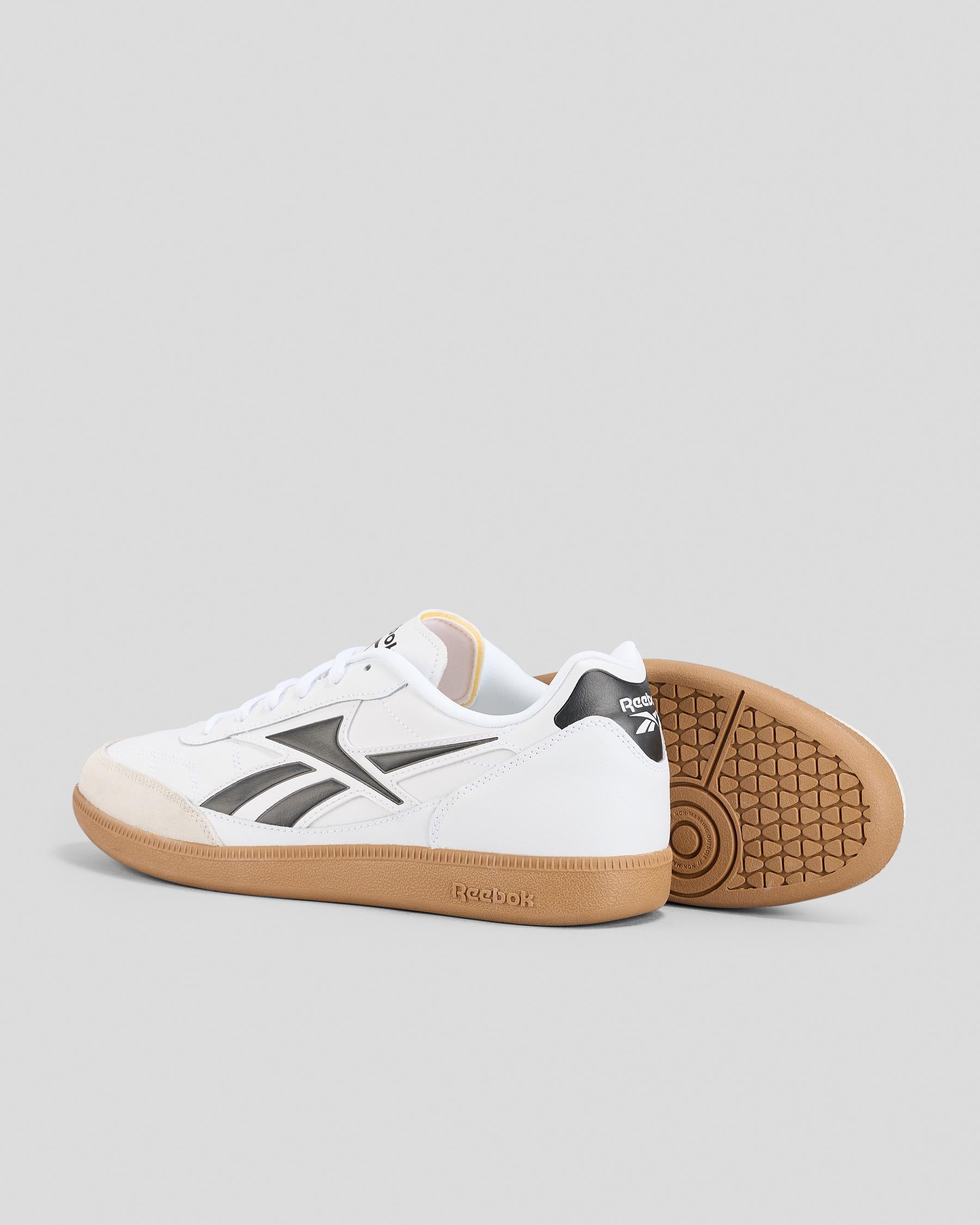 Reebok Unisex Finale Sneaker, White/Black/Barely Grey, 11.5 US Women/10 US Men Reebok