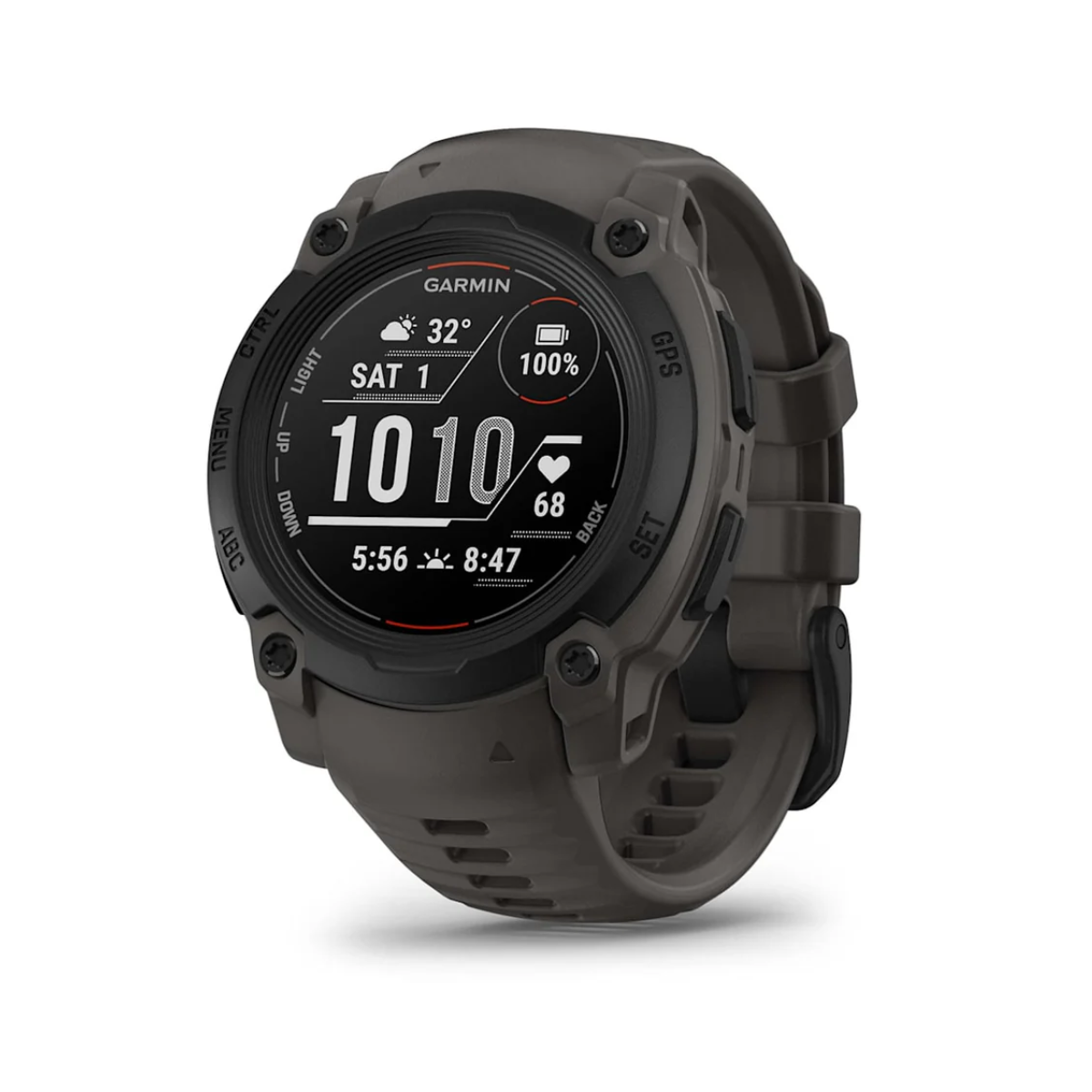 Garmin Instinct E - 40 mm - Black w/ Charcoal Silicone Band - Excellent Used Condition GARMIN