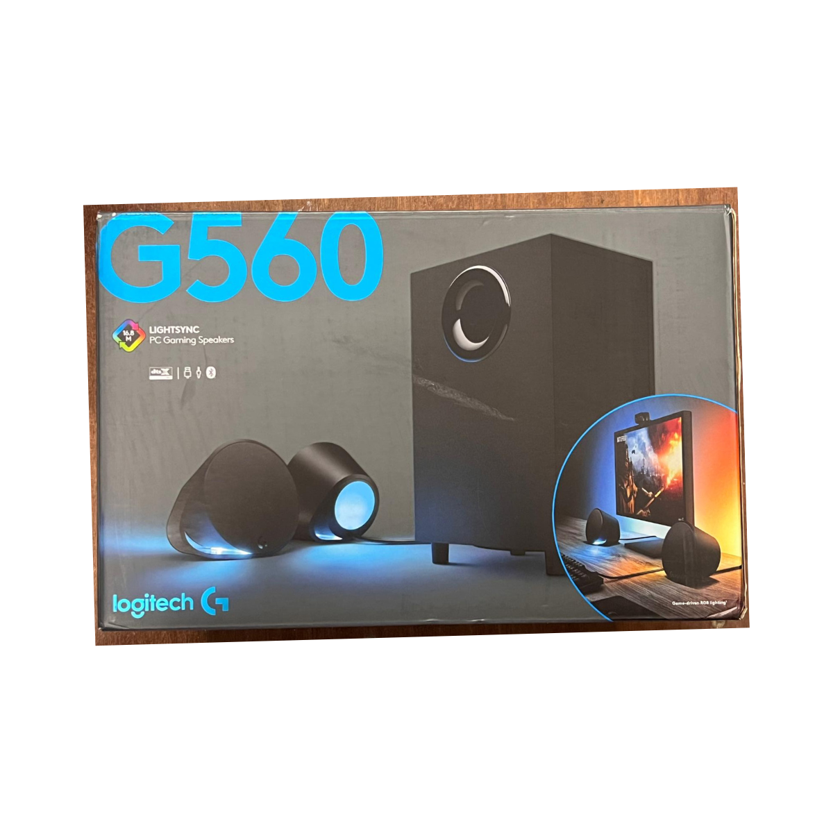 Logitech G 980-001303 G560 LIGHTSYNC PC Gaming Speakers Black - Excellent Amazon Perth - 8 Nov 2025