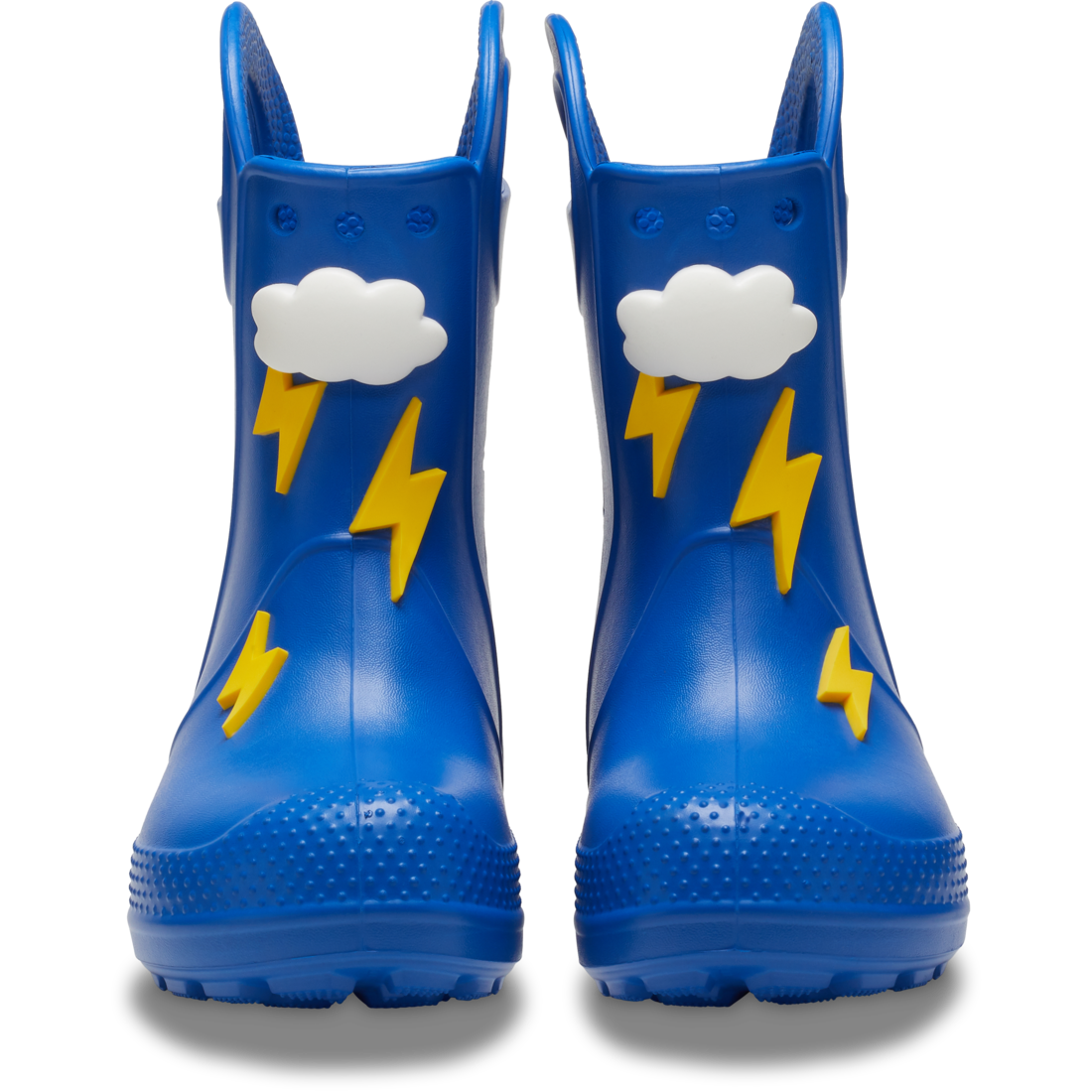 Crocs Kids Handle It Rain Boot, Lightning Bolt - J3 / EU 35 CROCS