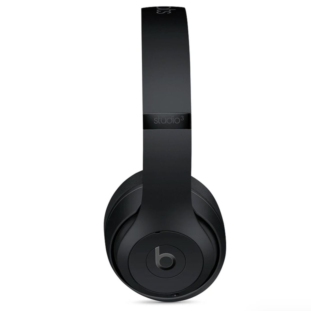  Beats Studio3 Bluetooth Wireless Over-Ear Headphones - Refurbished, featuring active noise cancellation and comfortable ear cushions. Ideal for listening to music and enjoying entertainment in Perth, Australia.