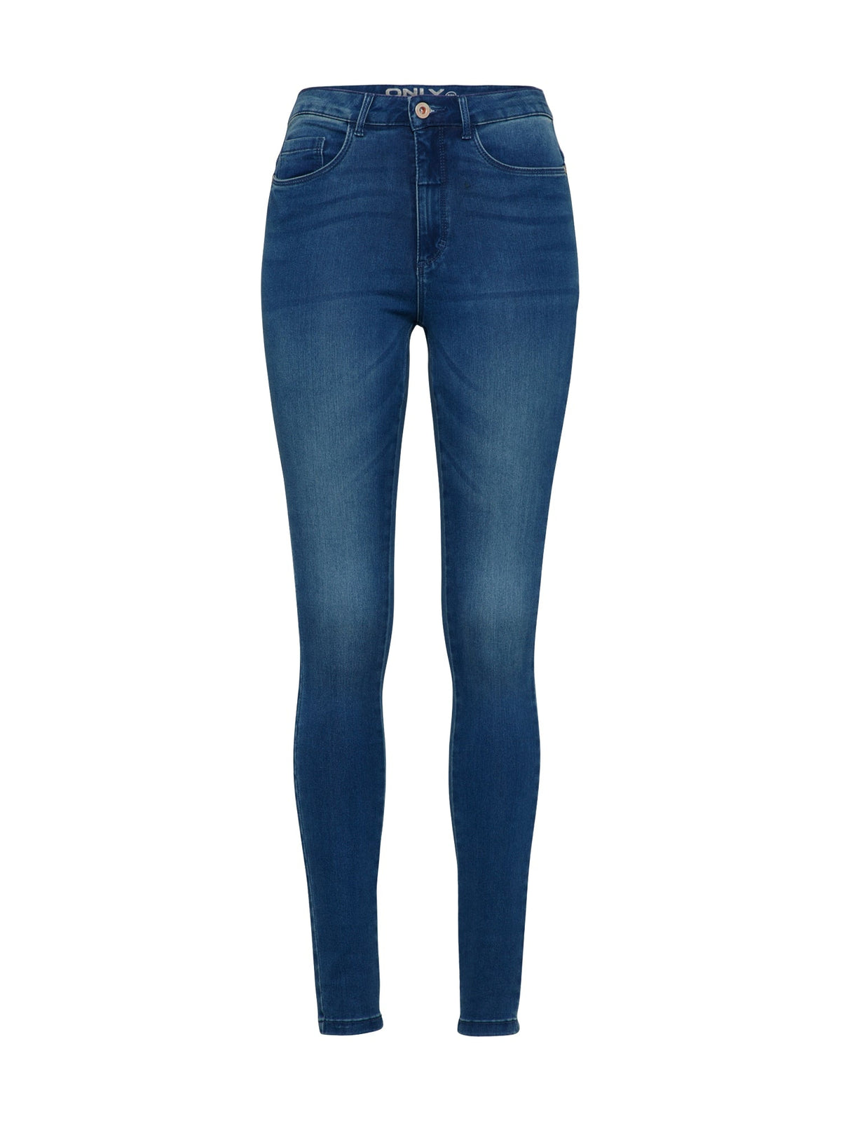 ONLY Women's Royal High Waisted Skinny Jeans, Medium Blue Denim, S-30 ONLY
