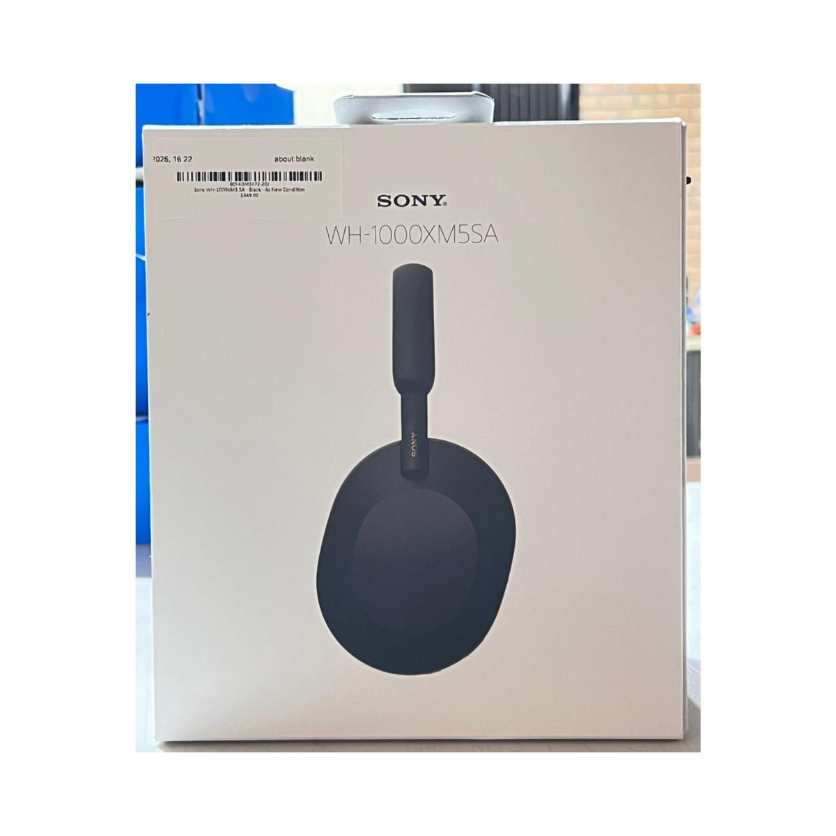 WH-1000XM5SA Wireless Noise Cancelling Headphones Black - As New Condition SONY