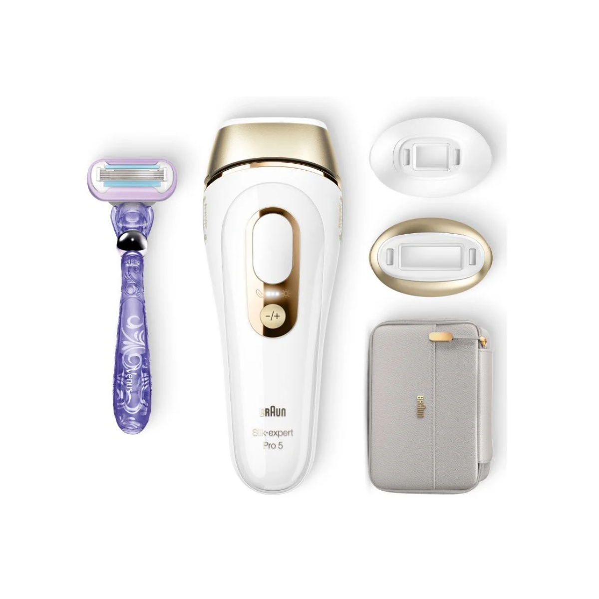 Braun Silk·Expert Pro 5 PL5157 IPL Hair Removal Device White/Gold – As New Condition Braun