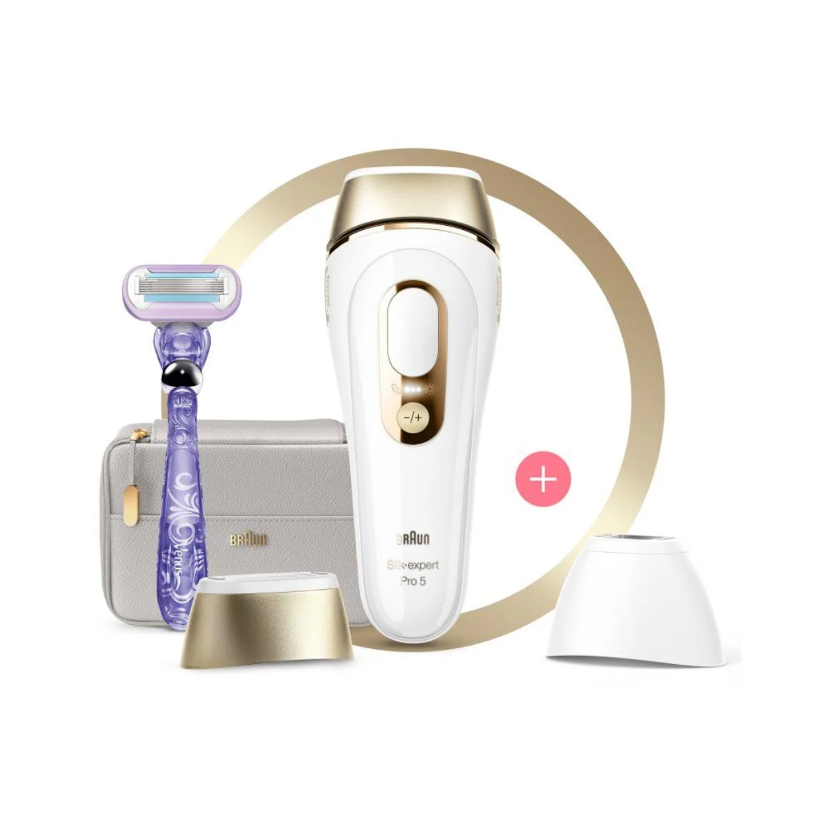Braun Silk·Expert Pro 5 PL5157 IPL Hair Removal Device White/Gold – As New Condition Braun
