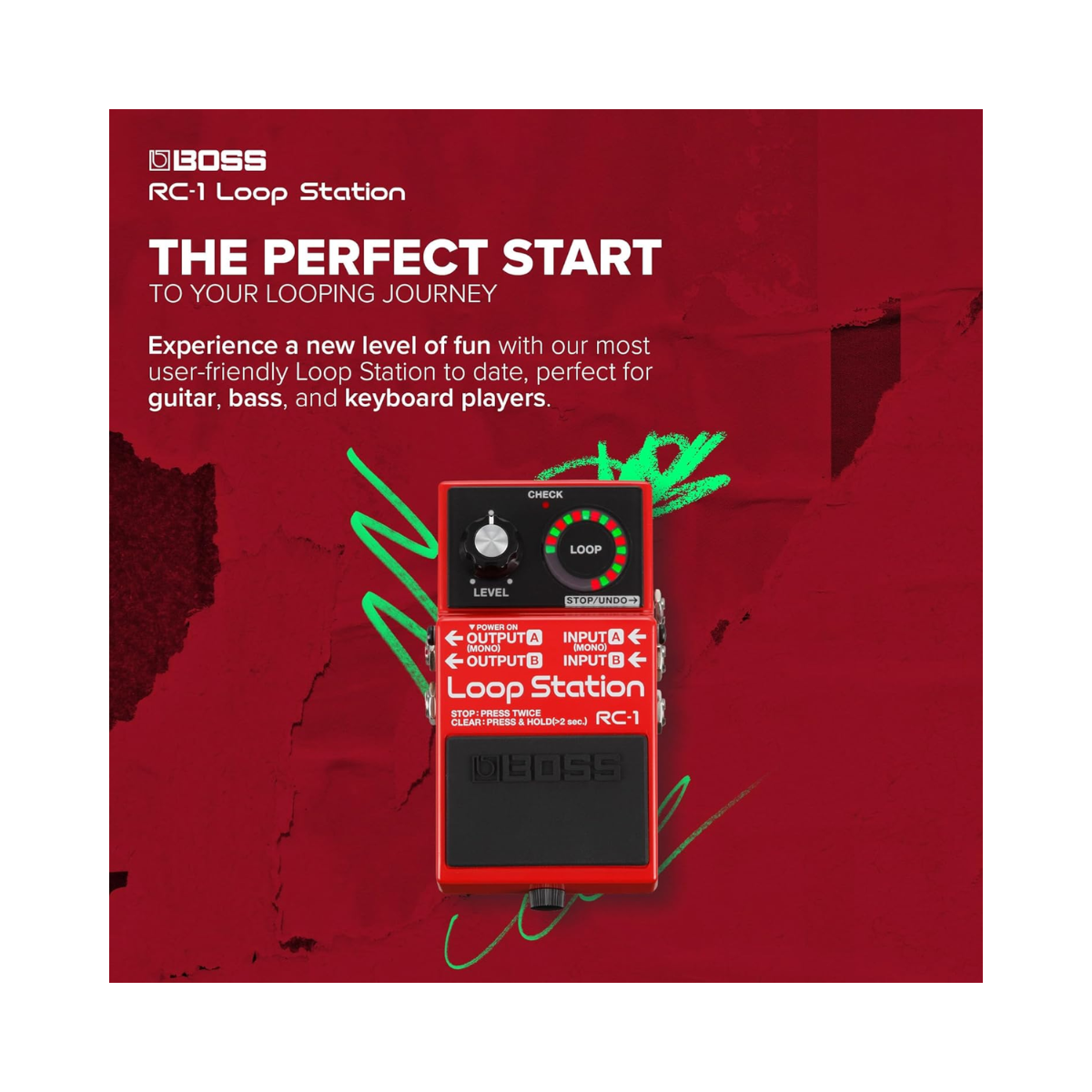 Boss RC-1 Loop Station Pedal - As New Condition BOSS