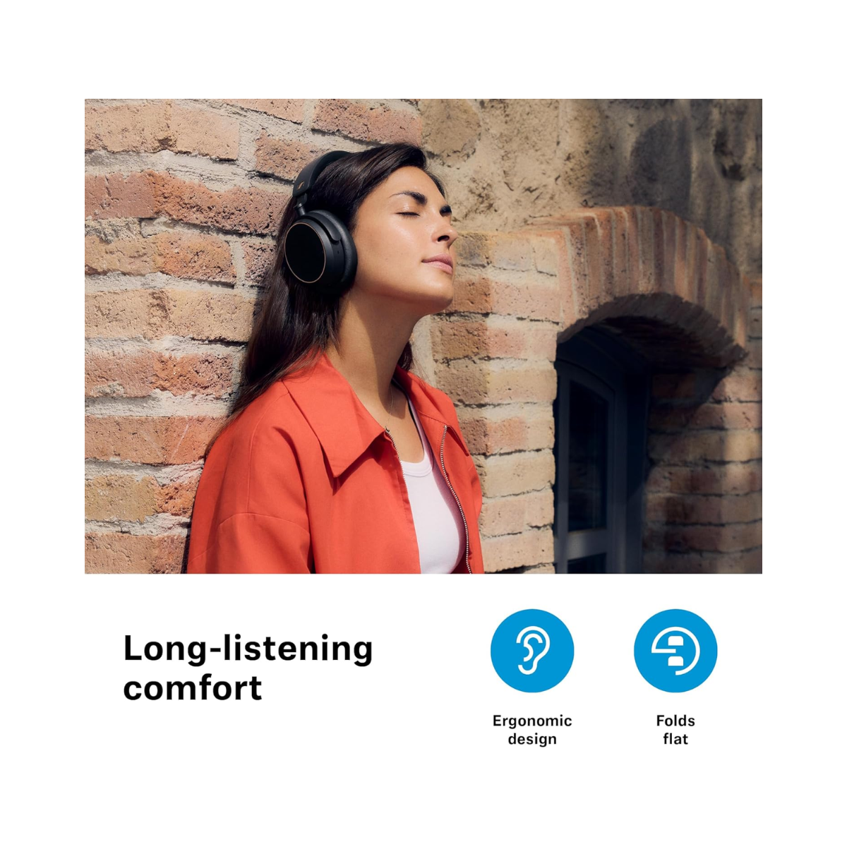 Sennheiser ACCENTUM Wireless Bluetooth Headphones - 50-Hour Battery Life - Fair Condition SENNHEISER