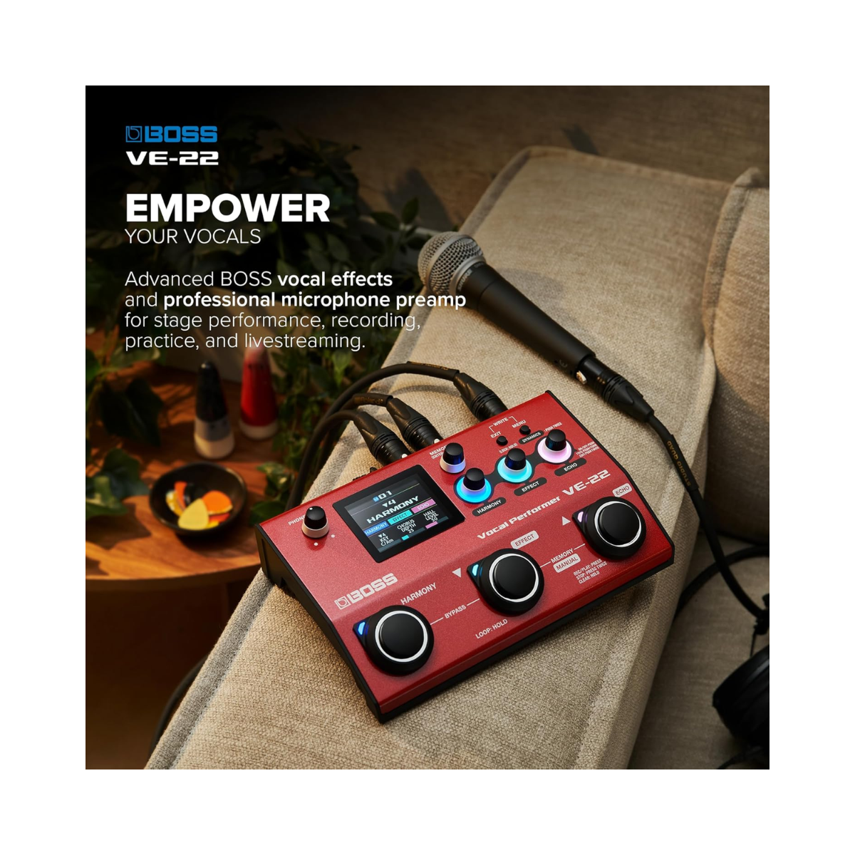 BOSS VE-22 Vocal Performer - As New Condition BOSS