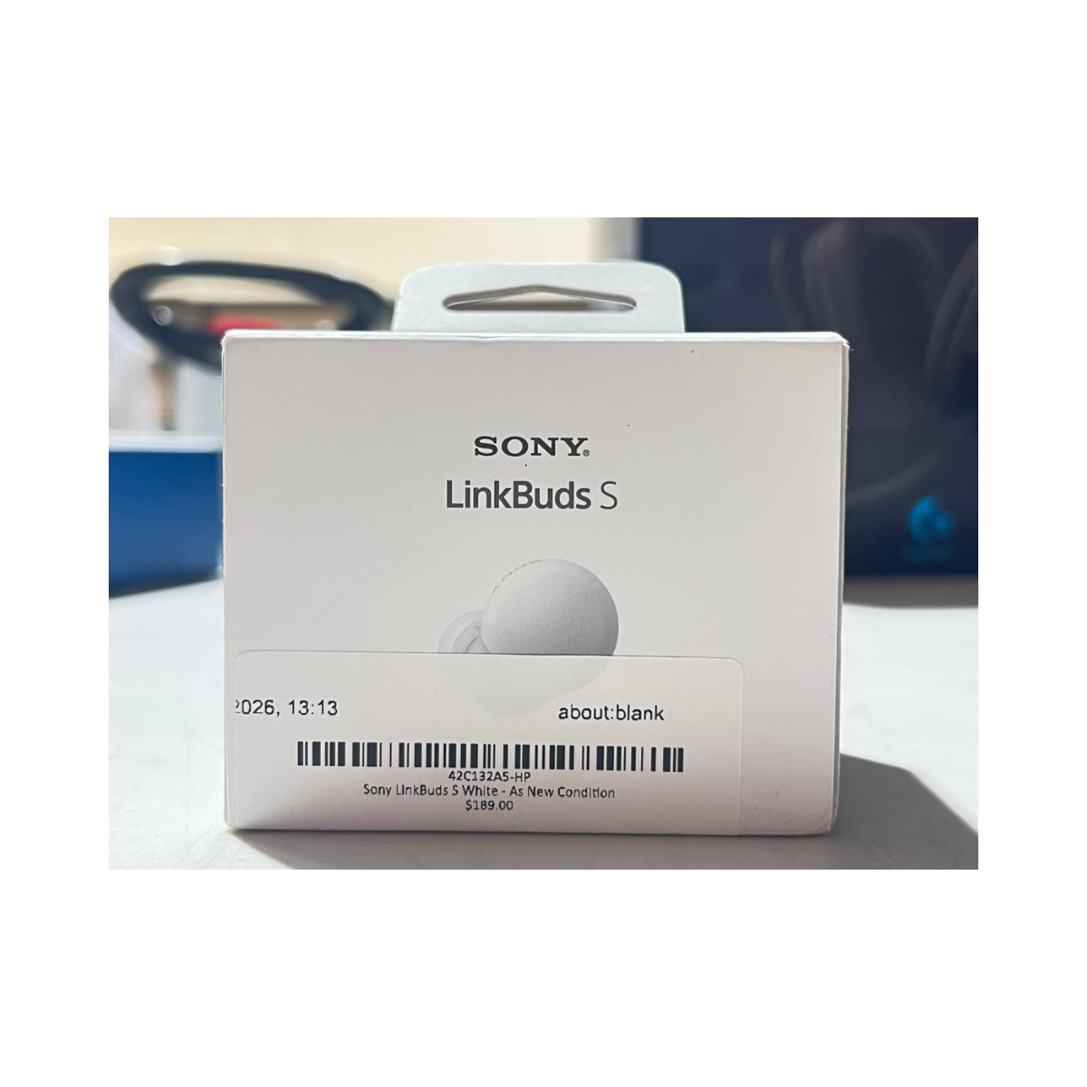 Sony LinkBuds S White - As New Condition SONY