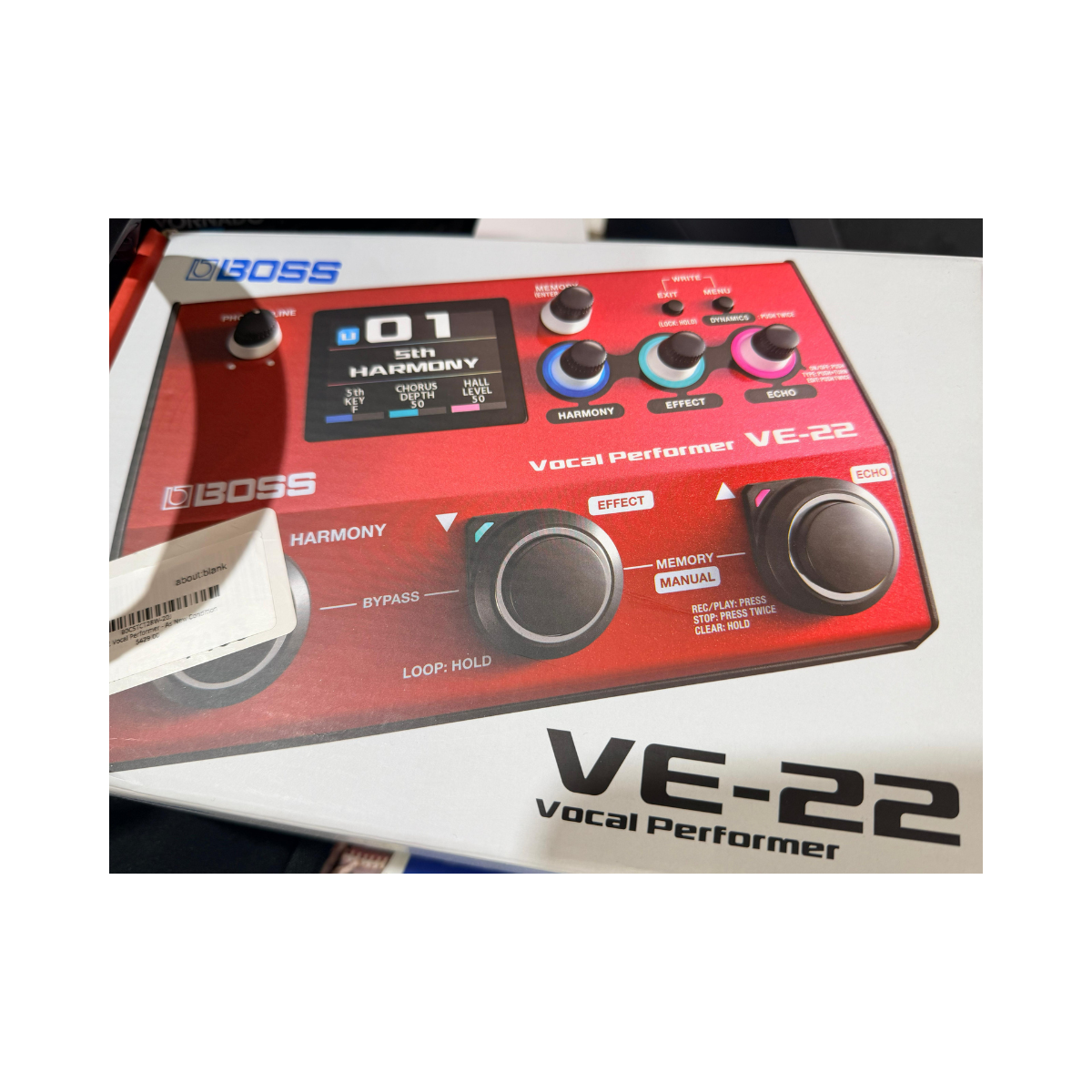 BOSS VE-22 Vocal Performer - As New Condition BOSS