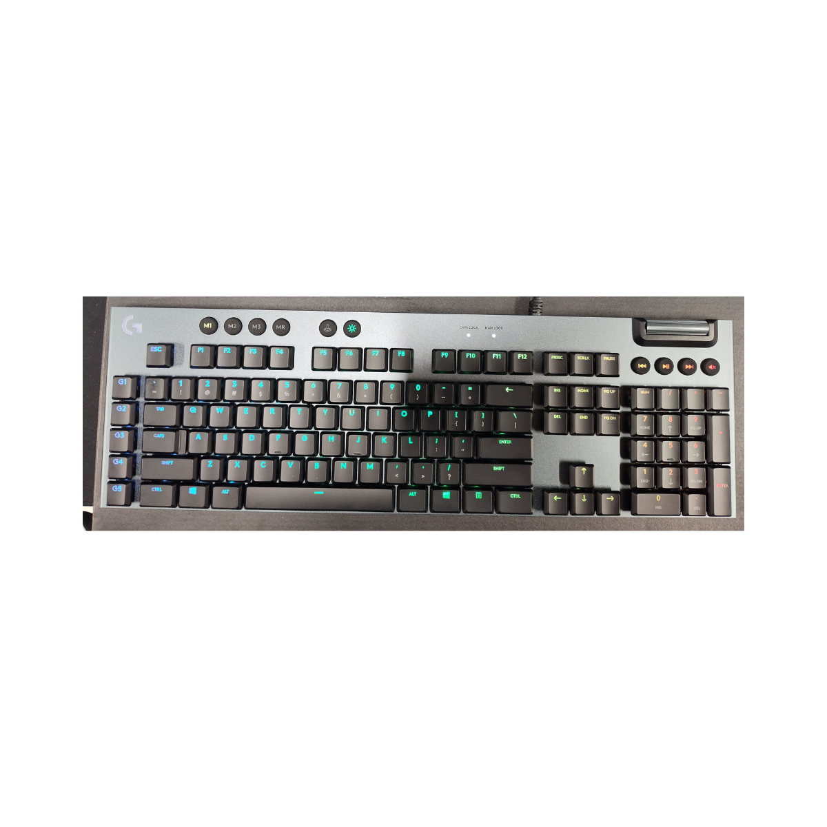 Logitech G815 LIGHTSYNC RGB Mechanical Gaming Keyboard GL Clicky Switch - As New Condition Logitech