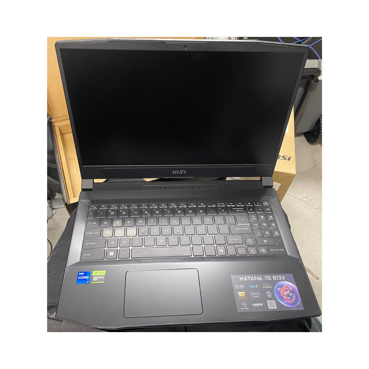MSI Katana 15 B13VEK-1825AU Gaming Laptop i7 RTX 4050 16GB – Excellent Condition MSI