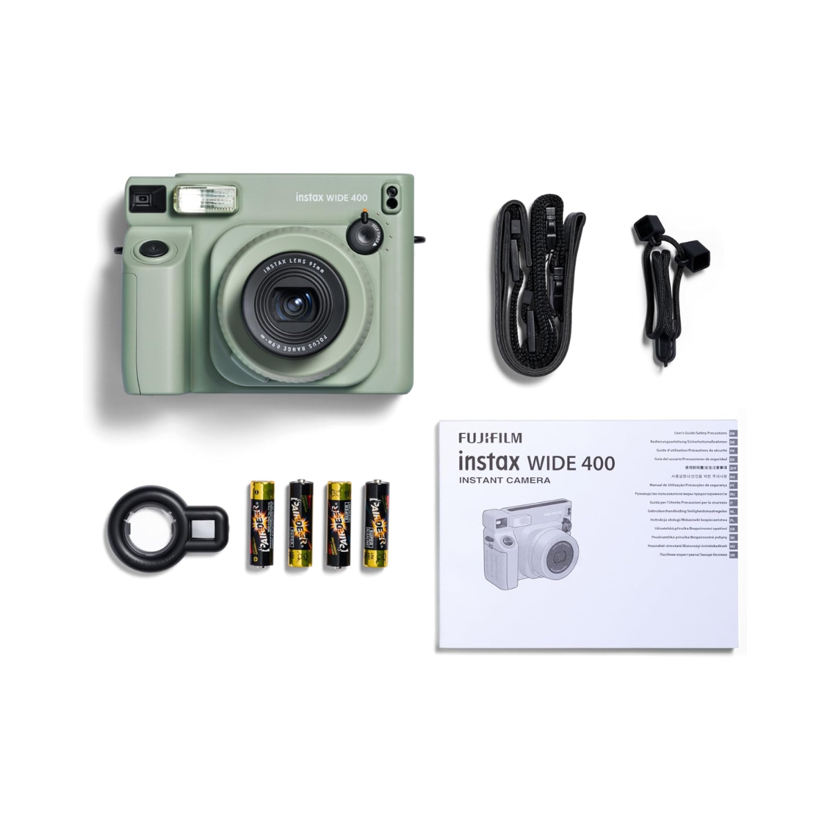 Instax Fujifilm Wide 400 Instant Camera Green - As New Condition fujifilm